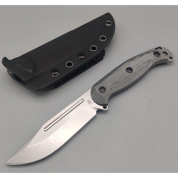 Kizer Ursa Major Nitro-V Micarta Black Fixed Blade