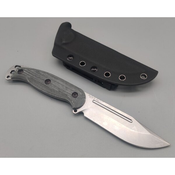 Kizer Ursa Major Nitro-V Micarta Black Fixed Blade
