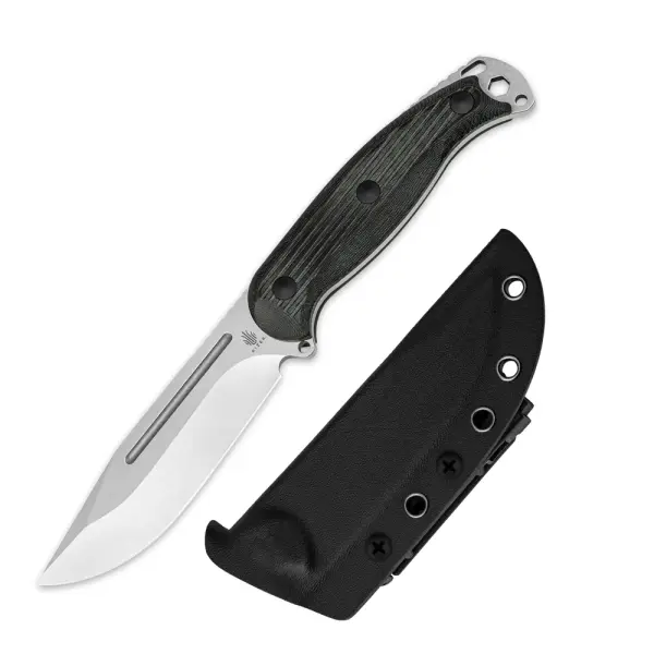 Kizer Ursa Major Nitro-V Micarta Black Fixed Blade
