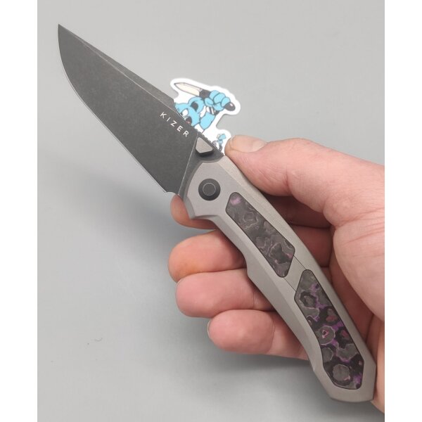Kizer Feweed S35VN Stahl Titan & Fat Carbon Folder