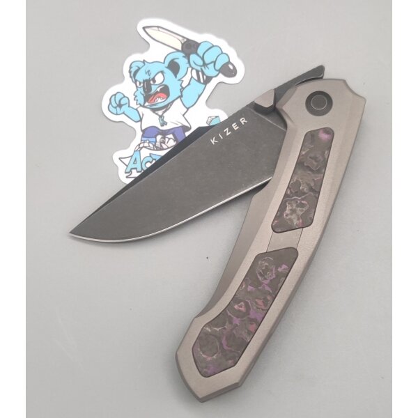 Kizer Feweed S35VN Stahl Titan & Fat Carbon Folder