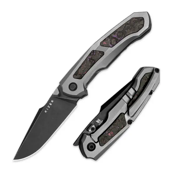 Kizer Feweed S35VN Stahl Titan & Fat Carbon Folder