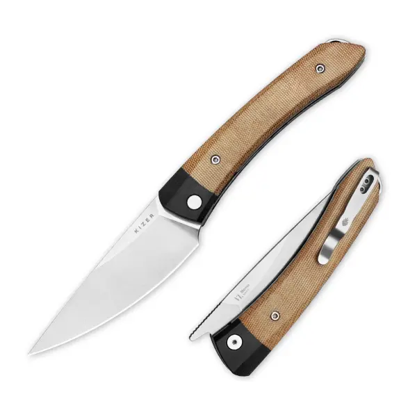 Kizer MoMo Nitro-V Stahl G10 + Micarta
