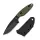 Kizer Muskrat Fixed Blade D2 Stahl Green G10