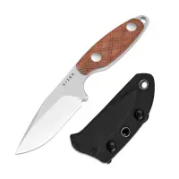 Kizer Muskrat Fixed Blade S35VN Stahl Mkuruti Holz