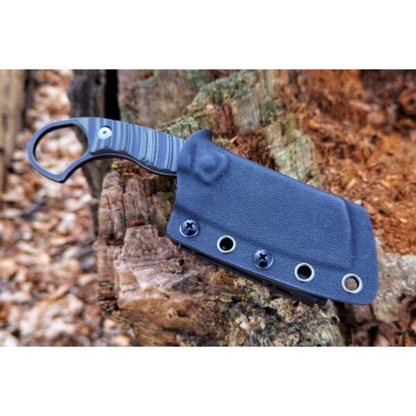 Kizer Little Rhino Fixed Blade D2 Stahl Green / Black G10