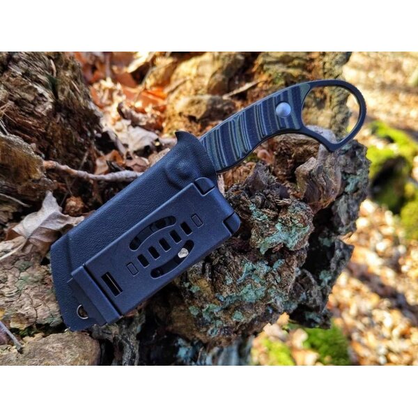 Kizer Little Rhino Fixed Blade D2 Stahl Green / Black G10