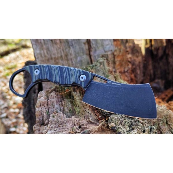 Kizer Little Rhino Fixed Blade D2 Stahl Green / Black G10
