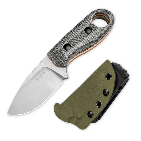 Kizer Beaver Fixed Blade Nitro-V Stahl Micarta