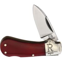Rough Ryder Rider Cub Lockback Red Smooth Bone rot...