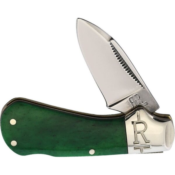 Rough Ryder Rider Cub Lockback Green Smooth Bone grün Knochen Taschenmesser Messer RR2231
