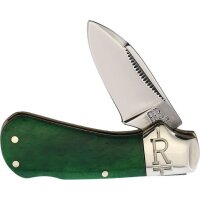 Rough Ryder Rider Cub Lockback Green Smooth Bone...