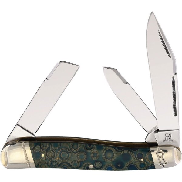Rough Ryder Stockman Celestial Slipjoint 3 Klingen Taschenmesser Sammlerbox Messer RR2067