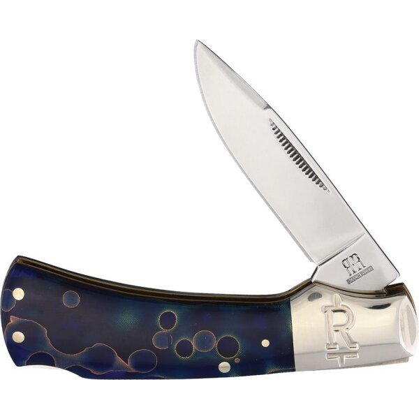 Rough Ryder Lockback Celestial blau lila mehrfarbig Taschenmesser Messer Sammlerbox Rough Rider RR2072