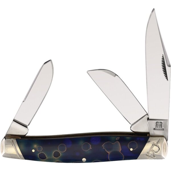 Rough Ryder Stockman Celestial Slipjoint 3 Klingen Taschenmesser Kupfer Sammlerbox Messer Rough Rider RR2073