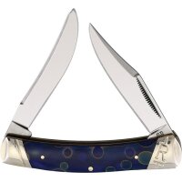 Rough Ryder Small Moose Blue Swirl Slipjoint blau Messer...