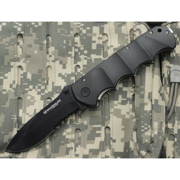 Böker Magnum Black Spear 440A Stahl 01RY247