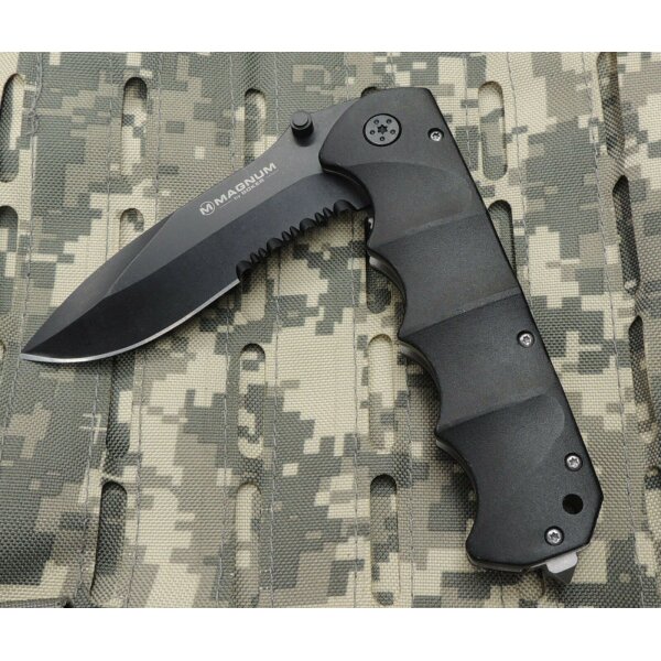 Böker Magnum Black Spear 440A Stahl 01RY247