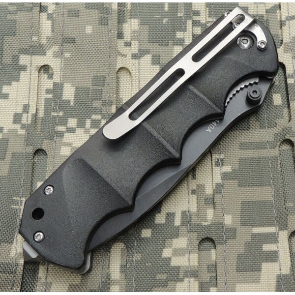 Böker Magnum Black Spear 440A Stahl 01RY247