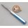 QSP Knife Hedgehog Spearpoint Blue Bone Blauer Knochen 14C28N Stahl