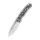 QSP Knife PUFFIN QS127-G1 Messer S35VN Stahl Titan-Kohlefasergriff Kugellager