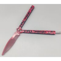 Albainox Balisong Übungsmesser Red Comb