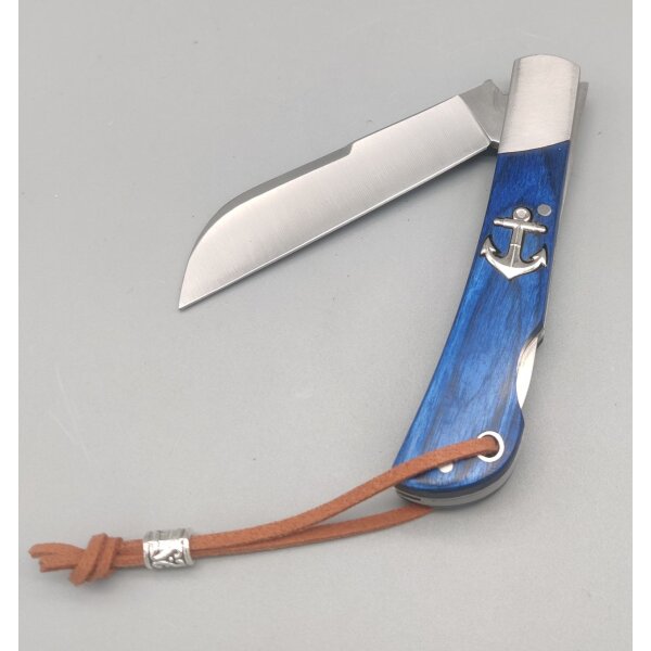 Albainox Blue Anchor Knife Bird Beak Ankermesser