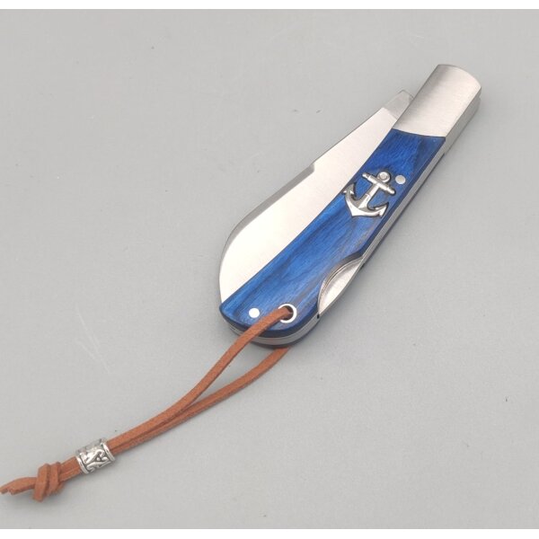 Albainox Blue Anchor Knife Bird Beak Ankermesser