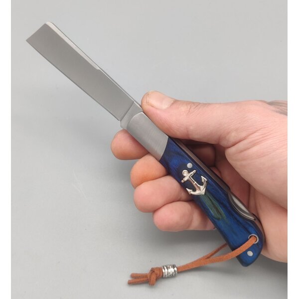 Albainox Blue Anchor Knife Cut End Ankermesser