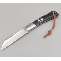 Albainox Black Anchor Knife Bird Beak Ankermesser