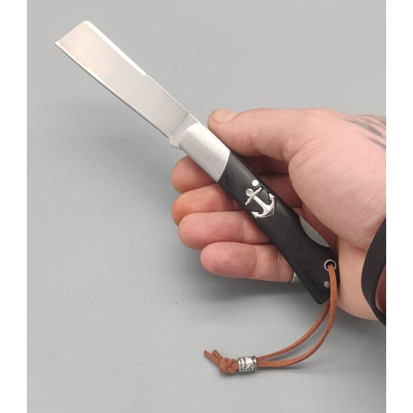 Albainox Black Anchor Knife Cut End Ankermesser