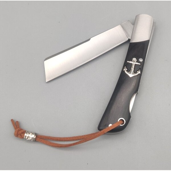 Albainox Black Anchor Knife Cut End Ankermesser