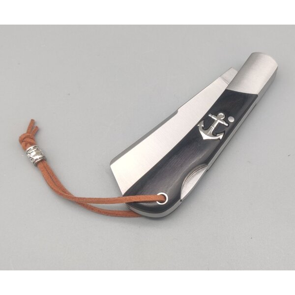 Albainox Black Anchor Knife Cut End Ankermesser