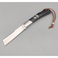 Albainox Black Anchor Knife Cut End Ankermesser
