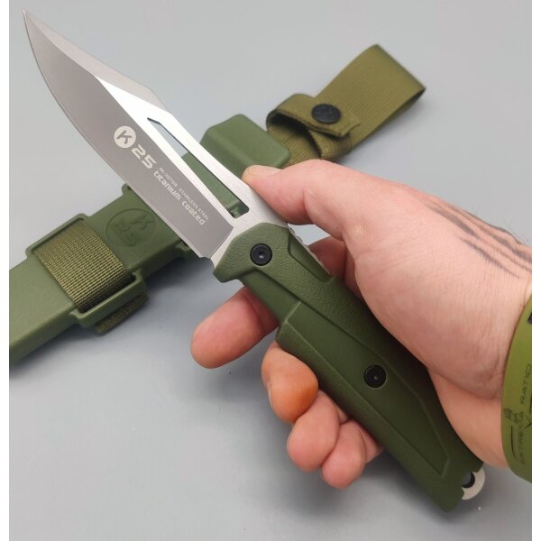 K25 Round Up Fahrtenmesser BackUp Knife