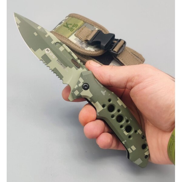 K25 Corpus Green Camo Taschenmesser