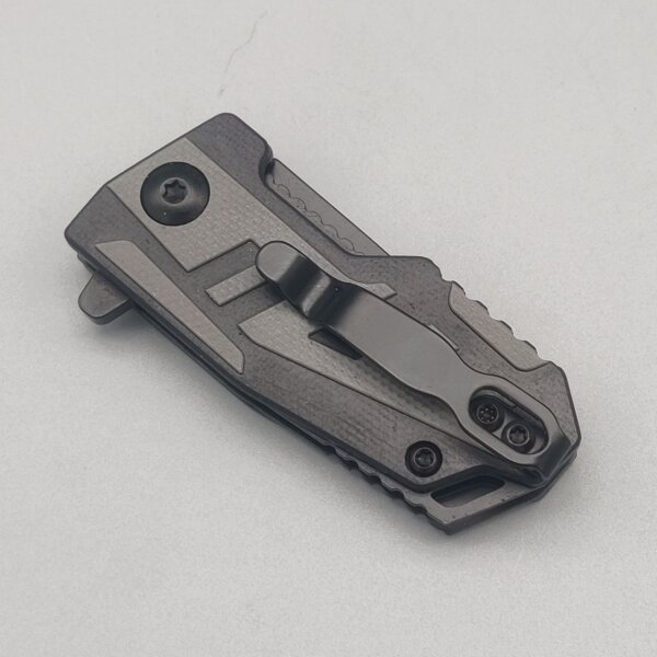 K25 Mini Tanto Taschenmesser Black Grey