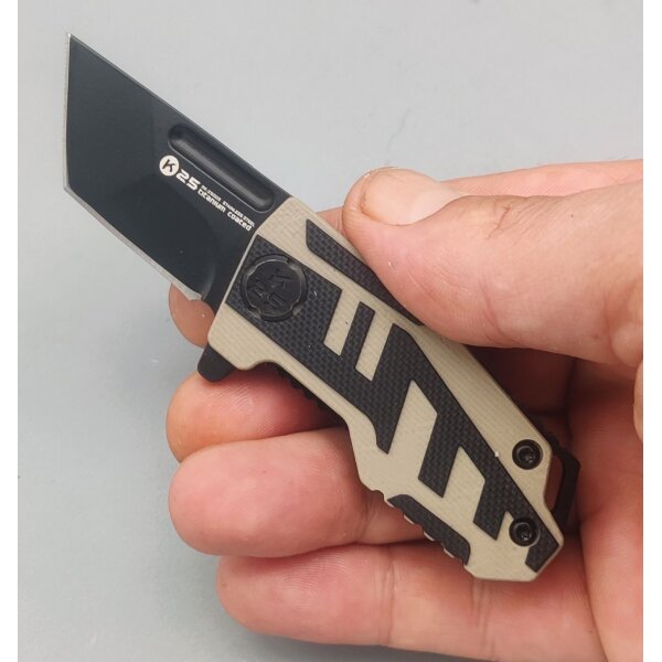 K25 Mini Tanto Taschenmesser Black Coyote