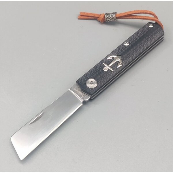 Albainox Black Mariner Knife Cut End Ankermesser