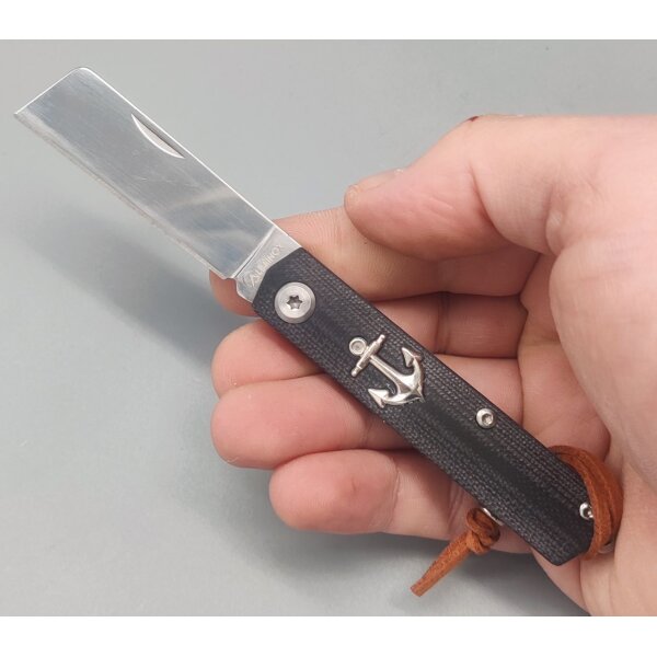 Albainox Black Mariner Knife Cut End Ankermesser