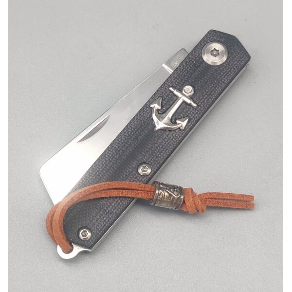 Albainox Black Mariner Knife Cut End Ankermesser