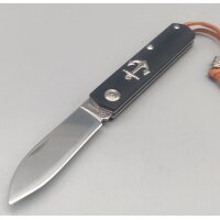 Albainox Black Mariner Knife Spear Point Ankermesser
