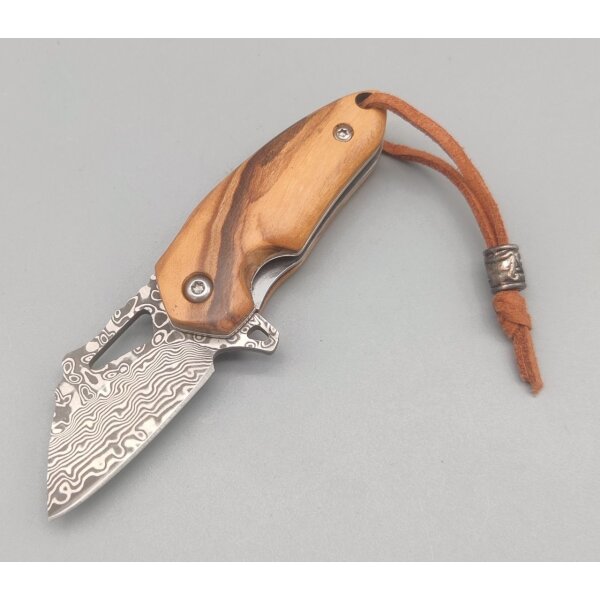 Albainox Wharner Damascus Mini Folder
