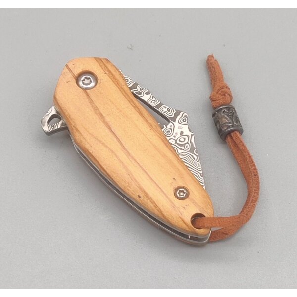 Albainox Wharner Damascus Mini Folder