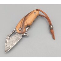 Albainox Wharner Damascus Mini Folder