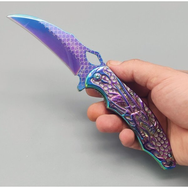 Albainox Smaug Taschenmesser Rainbow