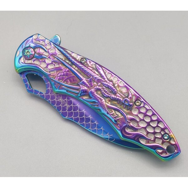 Albainox Smaug Taschenmesser Rainbow
