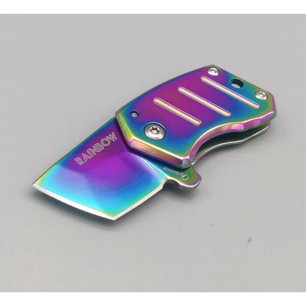 Albainox Micro Tanto Taschenmesser Rainbow