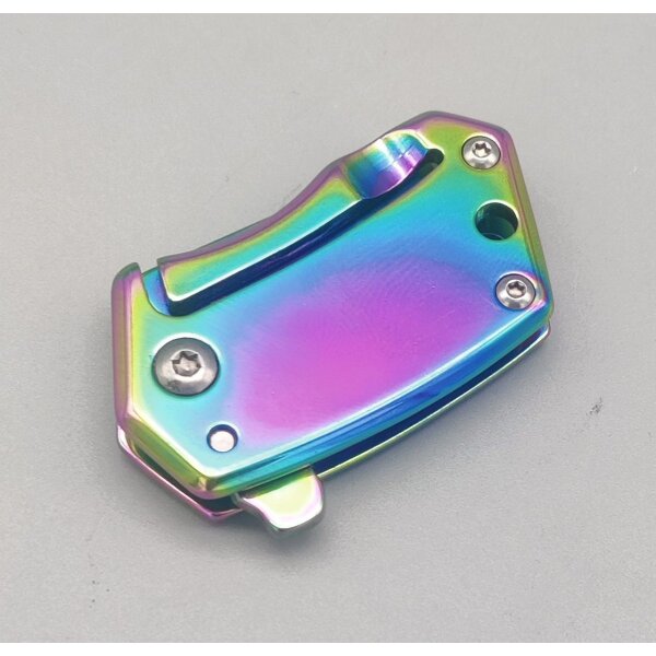 Albainox Micro Tanto Taschenmesser Rainbow
