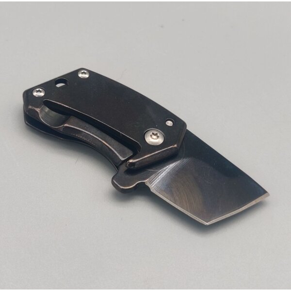 Albainox Micro Tanto Taschenmesser Rainblack